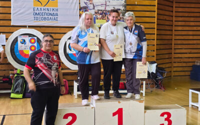 Χρυσό Μετάλλιο για τη Γεωργία Κιοσέ στον πρώτο της αγώνα Barebow